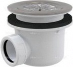 AlcaPlast. Сифон для душевого поддона, с нержавеющей решеткой A48